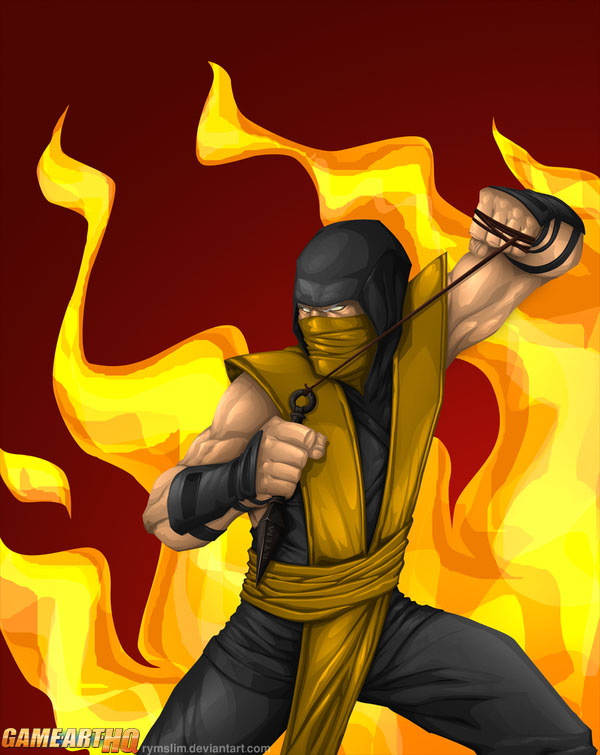 Scorpion from Mortal Kombat 1 MK Tribute