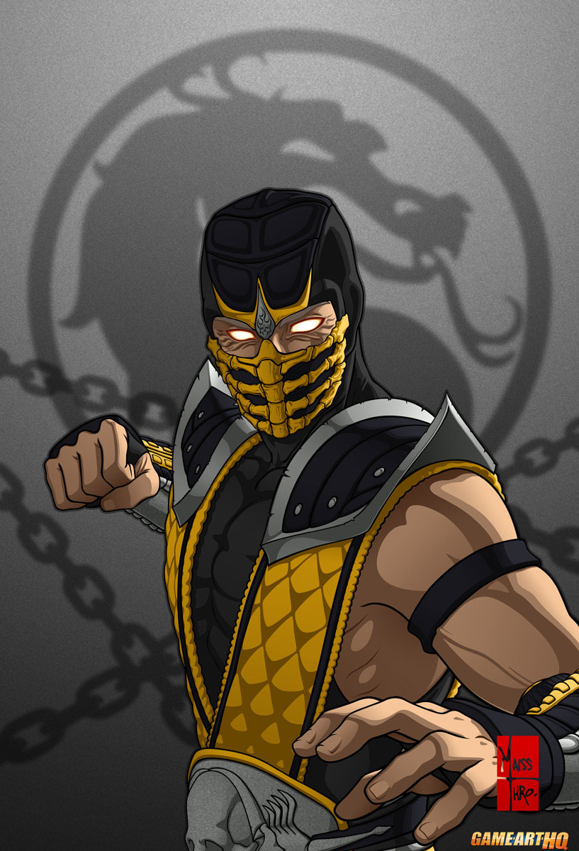 Scorpion MK vs DC Mortal Kombat Art Tribute