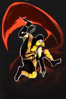 Scorpion MK2 Mortal Kombat Art Tribute