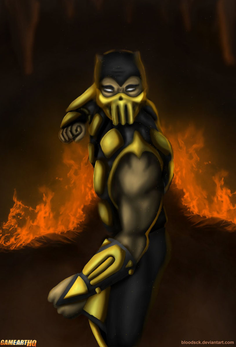 Scorpion MK4 Mortal Kombat Art Tribute
