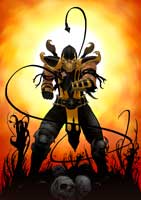 Scorpion MK9 Mortal Kombat Art Tribute