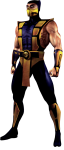 Scorpion Mortal Kombat 4 Official Art