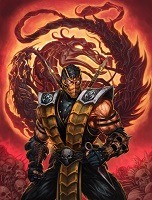 Scorpion Mortal Kombat 9 Alt Art