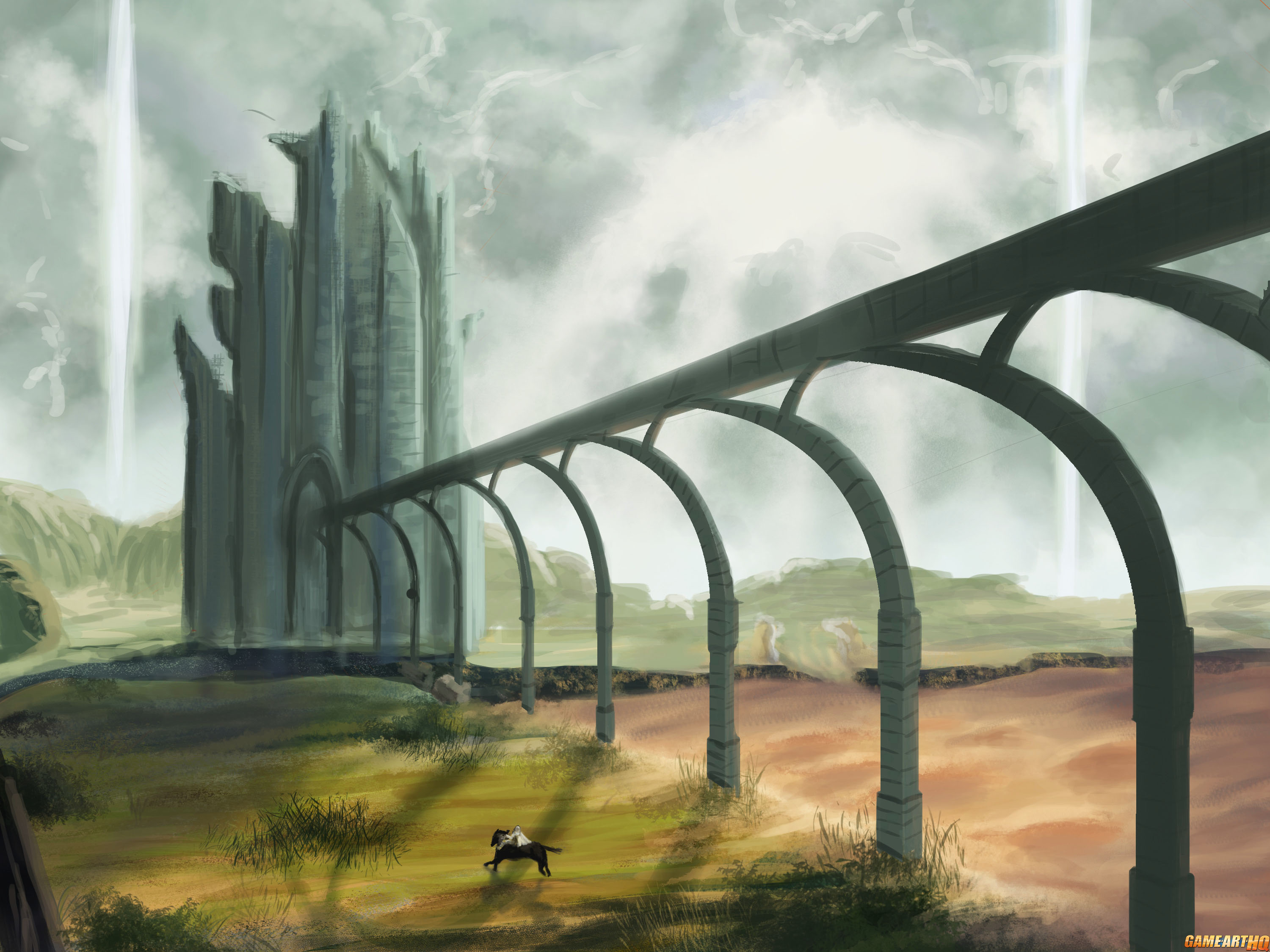 Shadow of the Colossus Virtual Worlds Game Art 2