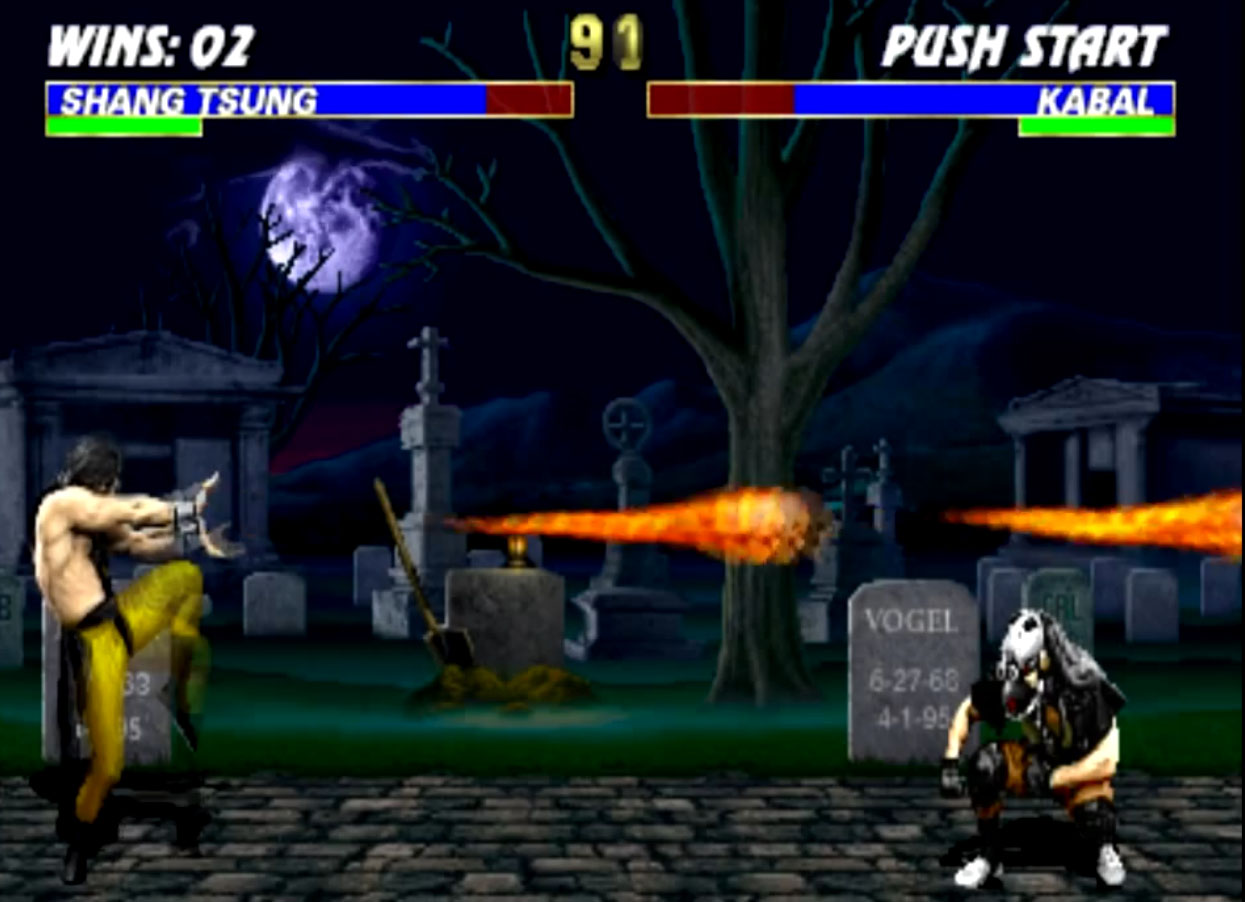 Shang Tsung Mortal Kombat 3 Screenshot