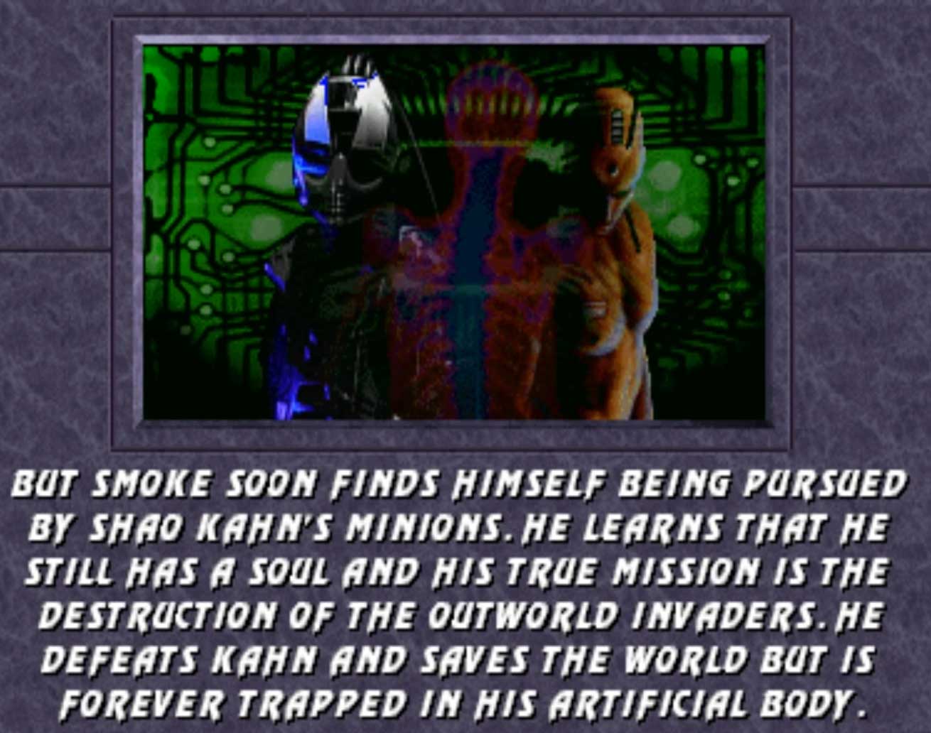 Smoke Mortal Kombat 3 Ending 2