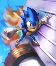 Sonic The Hedgehog by Nick Savino
