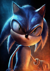 Sonic the Hedgehog Art by_joshuar summana