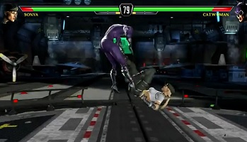 Sonya Blade MK vs DC Screenshot Fight