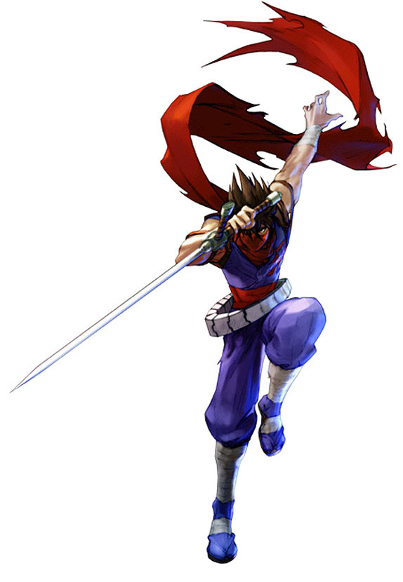 Strider Hiryu from Namco X Capcom
