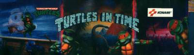 TMNT Turtles in Time Arcade Marquee