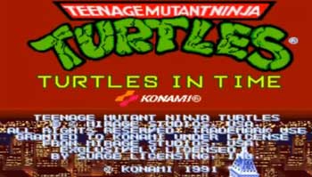 TMNT Turtles in Time Title (Arcade)