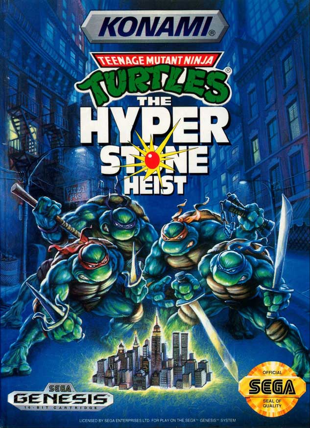 Teenage Mutant Ninja Turtles - The Hyper Stone Heist USA Front Cover
