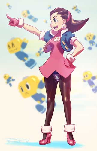 Tron Bonne and her Serbots by Robaato