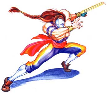 Vega Street Fighter II Original Artwork from 1990