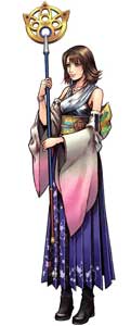 Yuna Summoner Costume Final Fantasy Dissidia 012 Art